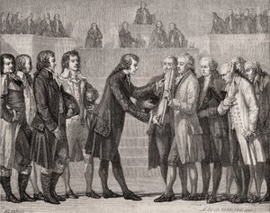 Haring Louis XVI (1754-93) Pagsumpa sa Aklat ng Konstitusyon, ika-14 ng Setyembre 1791